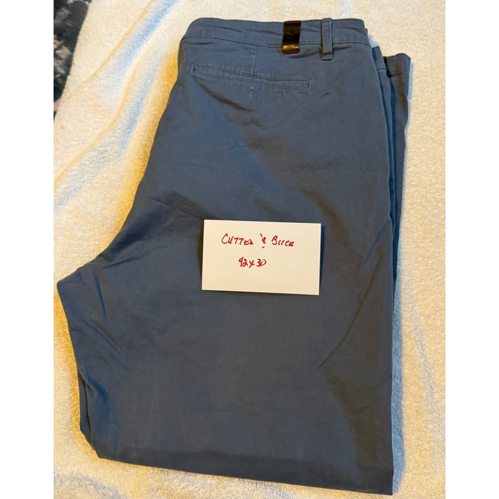Cutter and Buck Men's Dress Pants Blue 40x30